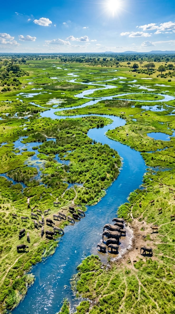 Okavango Delta waterways