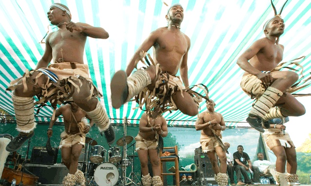 Traditional Botswana dance